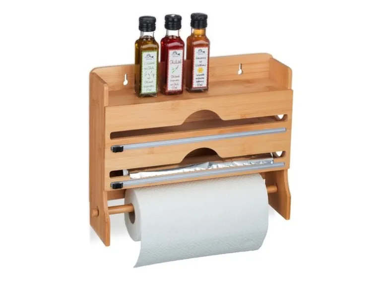 relaxdays Folienschneider Natur