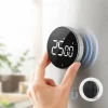 relaxdays Küchentimer Timer Schwarz/Silber