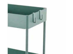 relaxdays Küchenwagen Servierwagen 39.5 x 38 x 21.5 cm, Grün