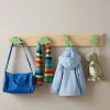 relaxdays Kindergarderobe x , Grün/Braun