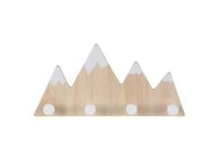 relaxdays Kindergarderobe x , Weiss/Braun