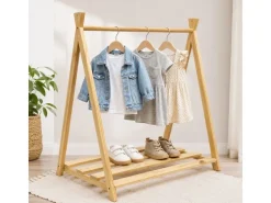 relaxdays Kindergarderobe x , Braun