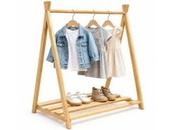 relaxdays Kindergarderobe x , Braun