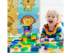 relaxdays Kinderregal mit Stecksystem