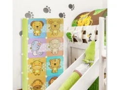 relaxdays Kinderregal mit Stecksystem