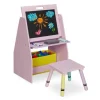 relaxdays Kinderregal mit Tafel