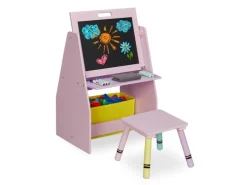 relaxdays Kinderregal mit Tafel