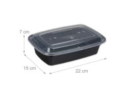 relaxdays Menübox 1-fach 10 Stück