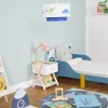 relaxdays Nachttisch für Kinder mit Schublade 34 x 42 cm