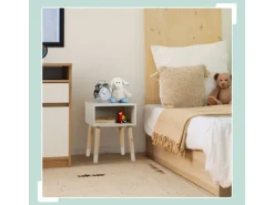 relaxdays Nachttisch für Kinder 30 x 40 cm