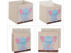 relaxdays Spielzeugbox Elefant