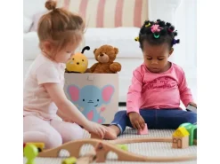 relaxdays Spielzeugbox Elefant