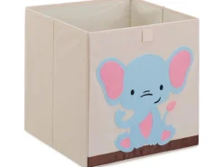 relaxdays Spielzeugbox Elefant