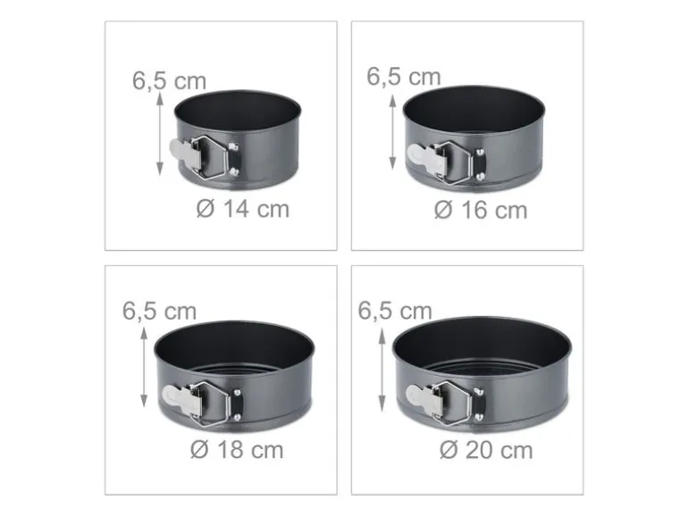 relaxdays Springform 8-teilig