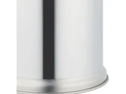 relaxdays Standascher aus Edelstahl Silber