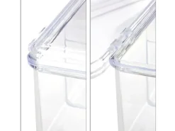 relaxdays Teebeutel-Box Transparent