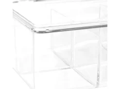 relaxdays Teebeutel-Box Transparent
