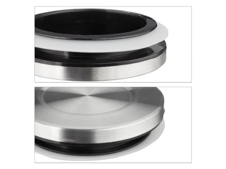 relaxdays Vorratsgläser 0.75 l, Transparent/Silber