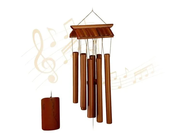 relaxdays Windspiel Tempel 62 cm