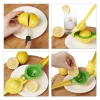 relaxdays Zitruspresse manuell 2 in 1 Gelb