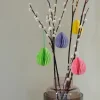Remember Aufhänger Baumschmuck oval 6 Stück, Mehrfarbig