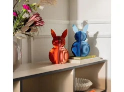 Remember Aufsteller Tulip 2 Stück, Blau/Orange