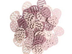 Rico Design Streudeko Ostereier 48 Stück, Rosa