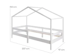 roba Hausbett 90 x 200 cm, Weiss
