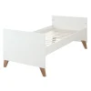 roba Kombi-Kinderbett 70 x 140 cm Weiss dunkle Eiche