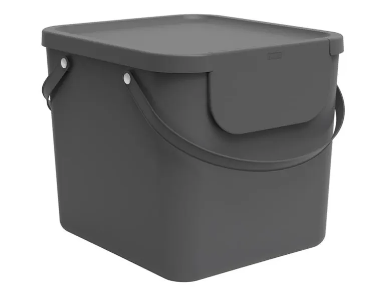 Rotho Recyclingbehälter Albula 40 l, Anthrazit