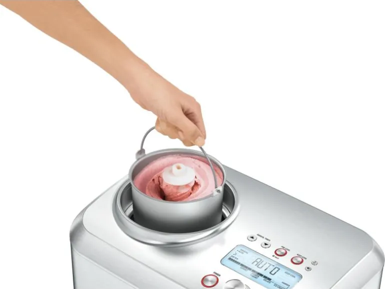 Sage Glacemaschine Smart Scoop 1 l, Silber