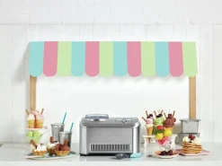 Sage Glacemaschine Smart Scoop 1 l, Silber