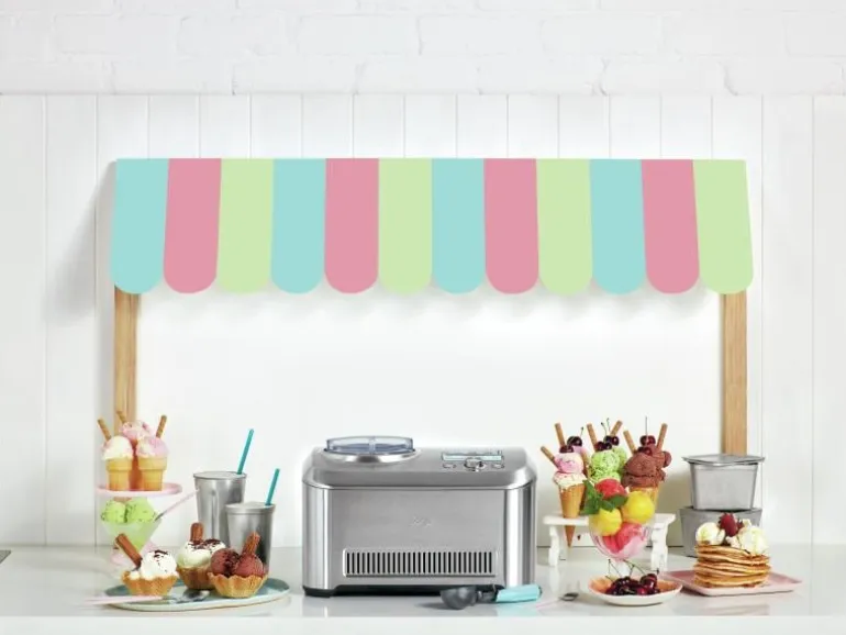 Sage Glacemaschine Smart Scoop 1 l, Silber