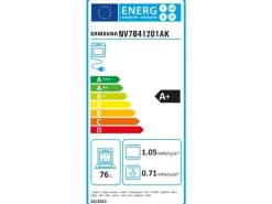 Samsung Einbaubackofen NV7B41201AK/U3 Schwarz A+