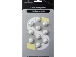 Schönenberger Beans Kabelhalterungen, Ø 15 mm, Weiss