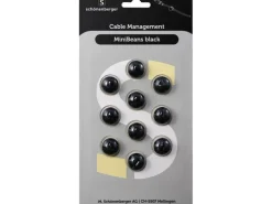 Schönenberger Beans Kabelhalterungen, Ø 15 mm, Schwarz