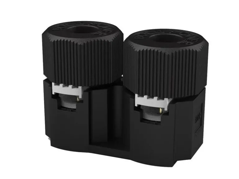Schönenberger Doppelverteiler 24 V, 36W, IP67, 2-Weg, Schraubverschluss