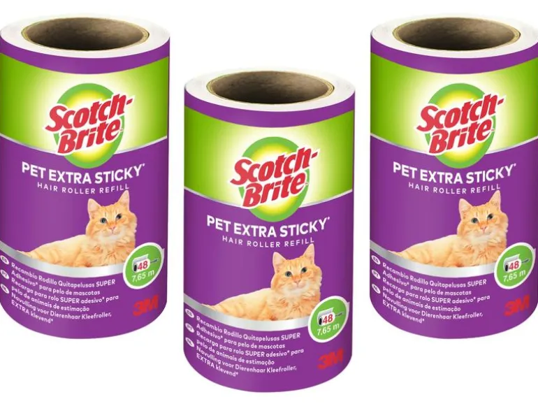 Scotch-Brite Kleiderroller Pet Refill, 3 Ersatzrollen