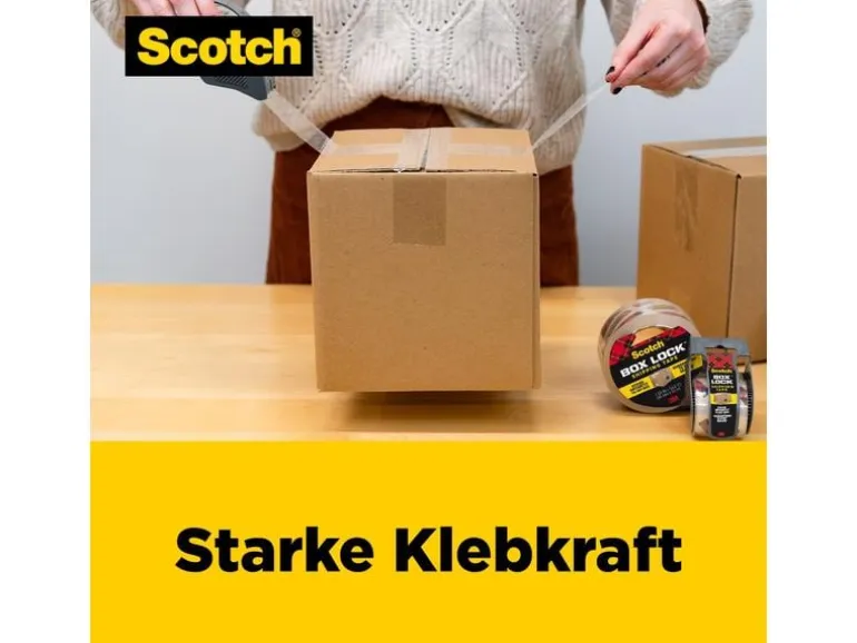 Scotch Verpackungsband Box Lock 48 mm x 20.3 m, 6 Rollen