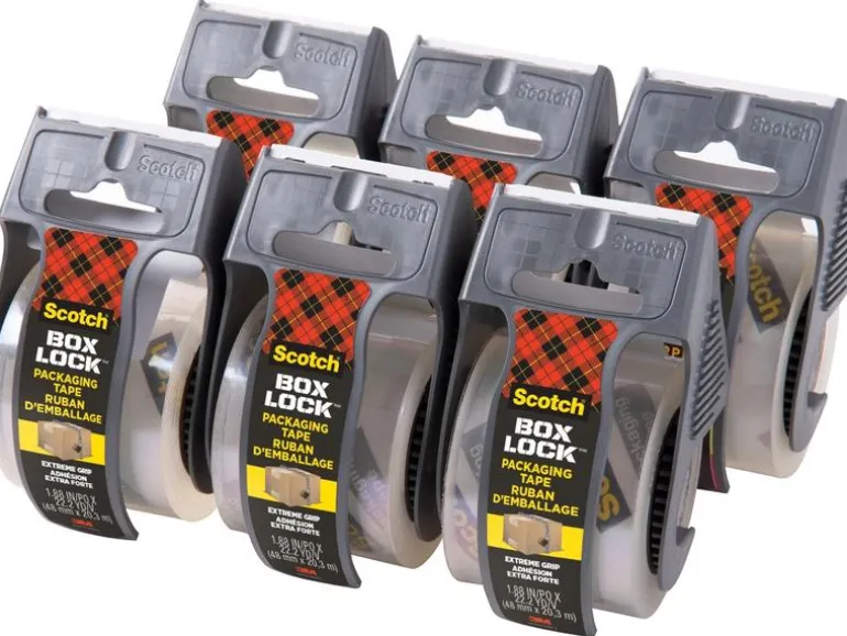 Scotch Verpackungsband Box Lock 48 mm x 20.3 m, 6 Rollen