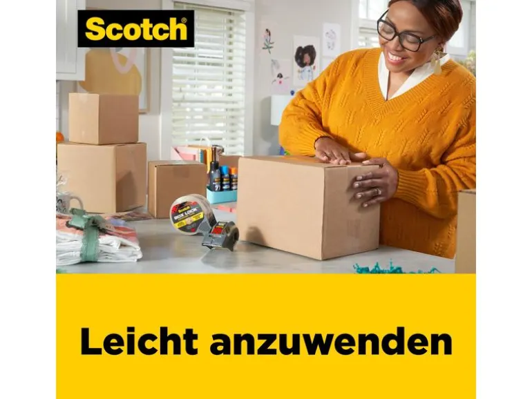 Scotch Verpackungsband Box Lock 48 mm x 20.3 m, 6 Rollen