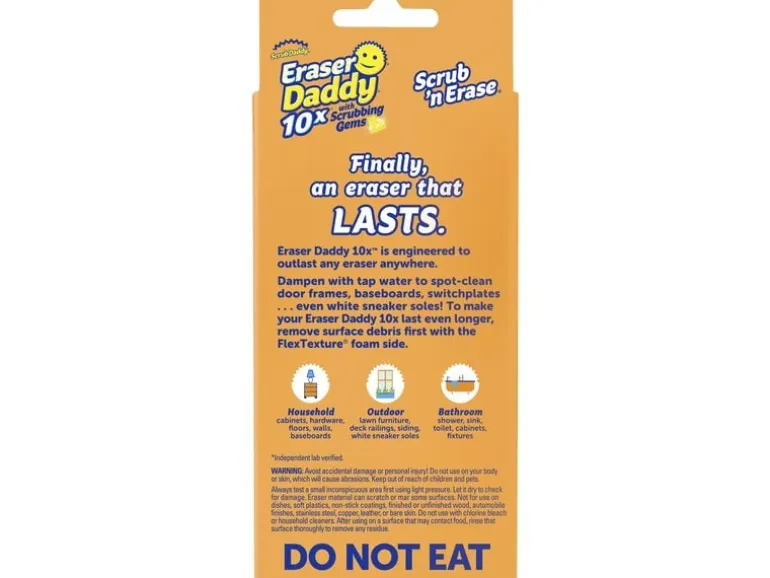 Scrub Daddy Eraser Daddy Melamin Zauberschwamm 2er Pack