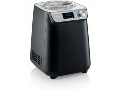 Severin Glacemaschine EZ 7407 1.2 l, Schwarz/Silber