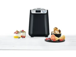 Severin Glacemaschine EZ 7407 1.2 l, Schwarz/Silber