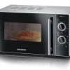 Severin Mikrowelle mit Grill MW 7875 Schwarz/Silber