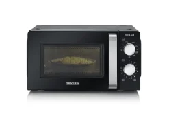 Severin Mikrowelle mit Grill MW 7781 Schwarz/Silber