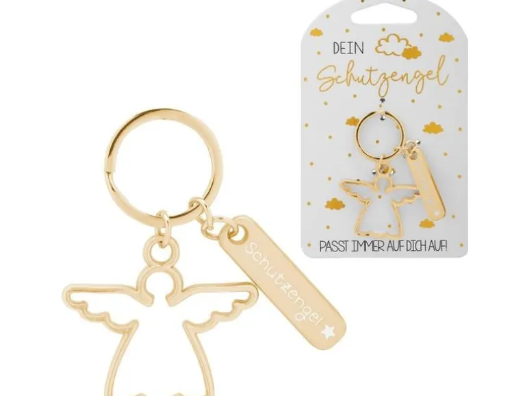 Sheepworld Schlüsselanhänger Engel Gold