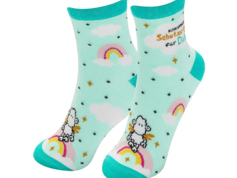 Sheepworld Socken Frauen Engel 36 - 40, Mehrfarbig