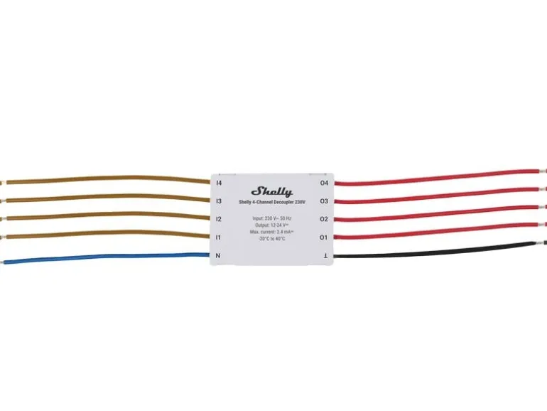 Shelly Decoupler 4 Kanal 230 V