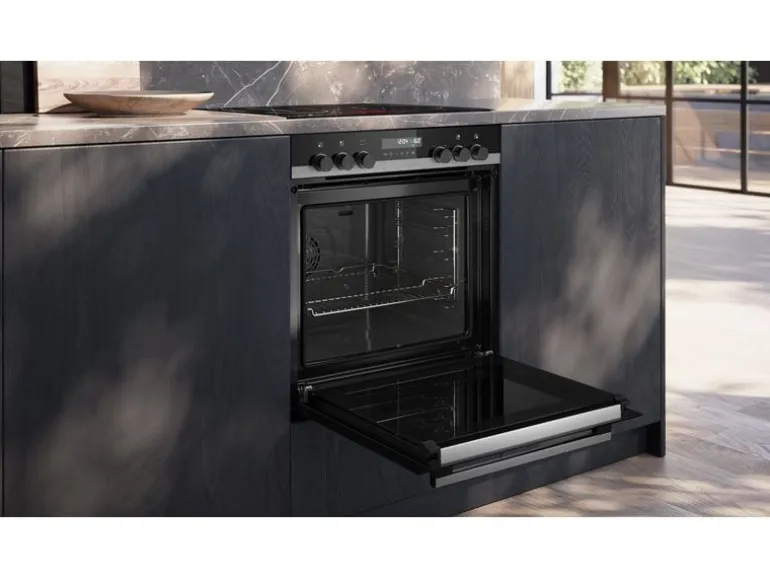 Siemens Einbaubackofen iQ500 HE578GBS4 Schwarz/Edelstahl A+